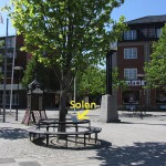 Solens metallring på Kumla Torg